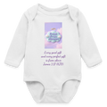 Fresh From Heaven | Long Sleeve Baby Bodysuit - white