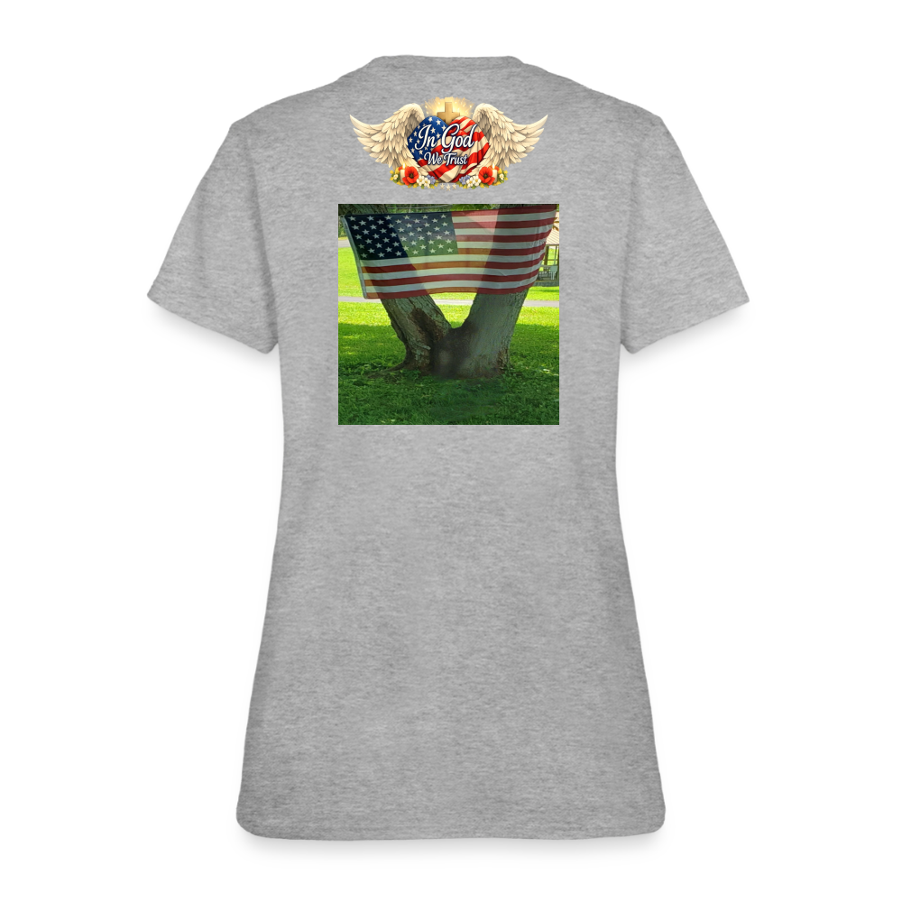 Memorial Day — "Your Sacrifice is Never Forgotten" | Women's T-Shirt — Classic Edition - heather gray