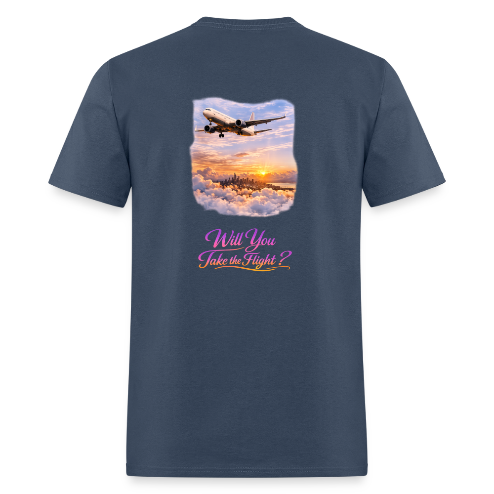 Jesus Paid the Fair | Men's T-Shirt | GILDAN 5000 -  blue dusk