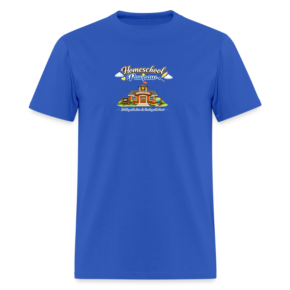 Homeschool Pawpaw | Men's T-Shirt | GILDAN 5000 - royal blue