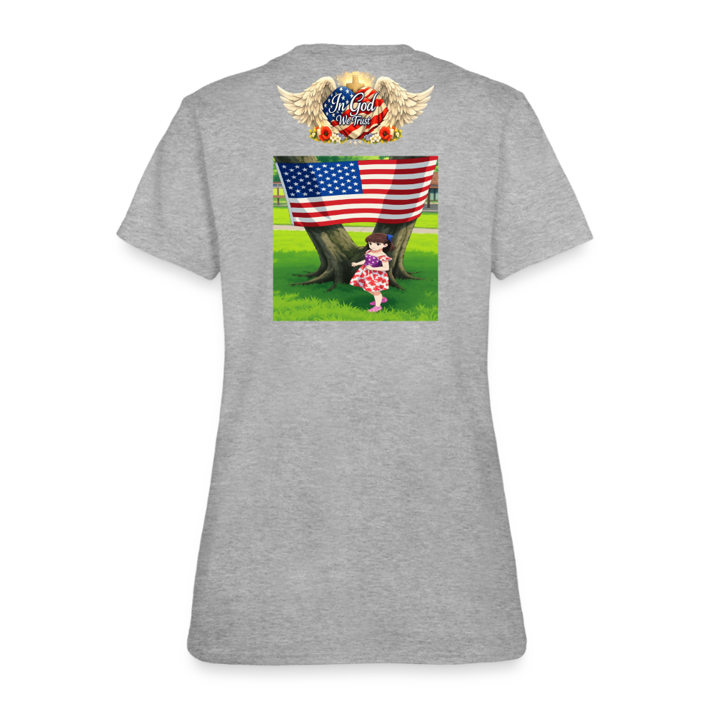 Memorial Day — "Your Sacrifice is Never Forgotten" | Women's T-Shirt - heather gray