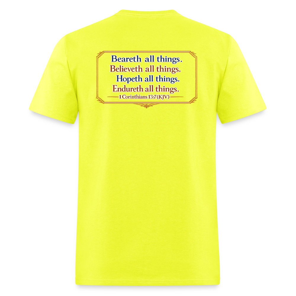 "Brotherhood of Friends" | Men's T-Shirt | GILDAN 5000 - safety green