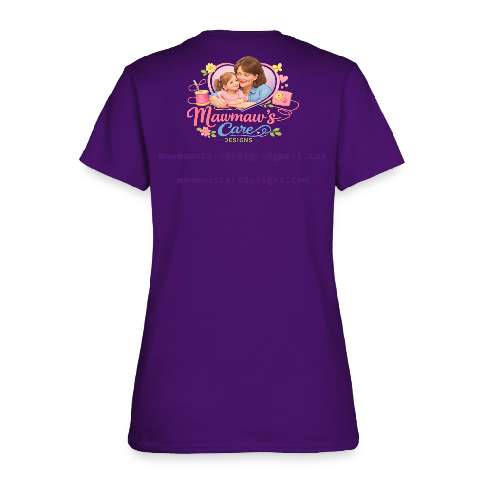 The Grave Could Not Hold Our Lord | Women's T-Shirt | 2nd Edition - purple