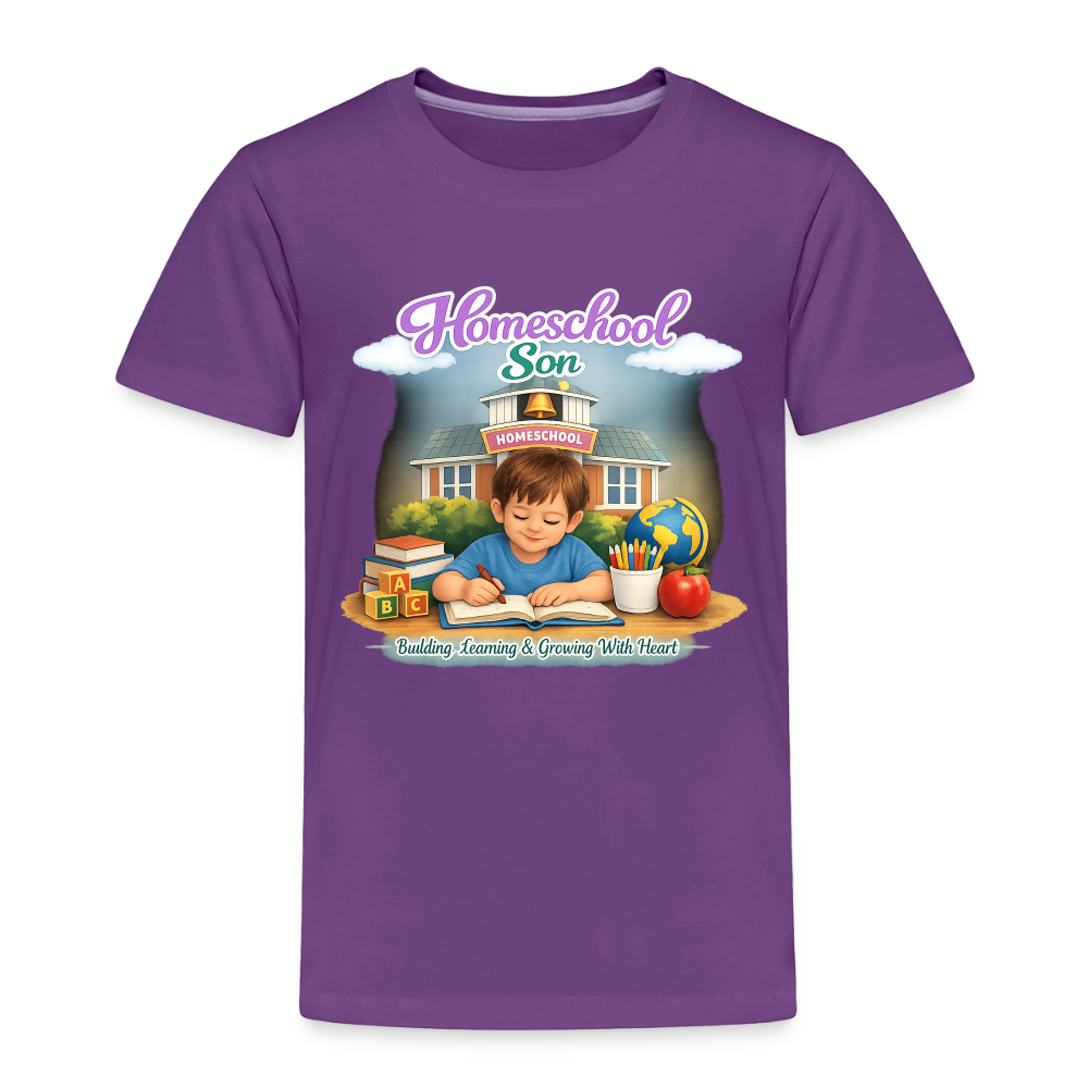 Homeschool Son | Boys' T-Shirt - purple