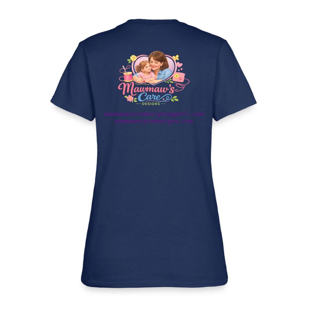The Grave Could Not Hold Our Lord | Women's T-Shirt | 2nd Edition -  blue dusk