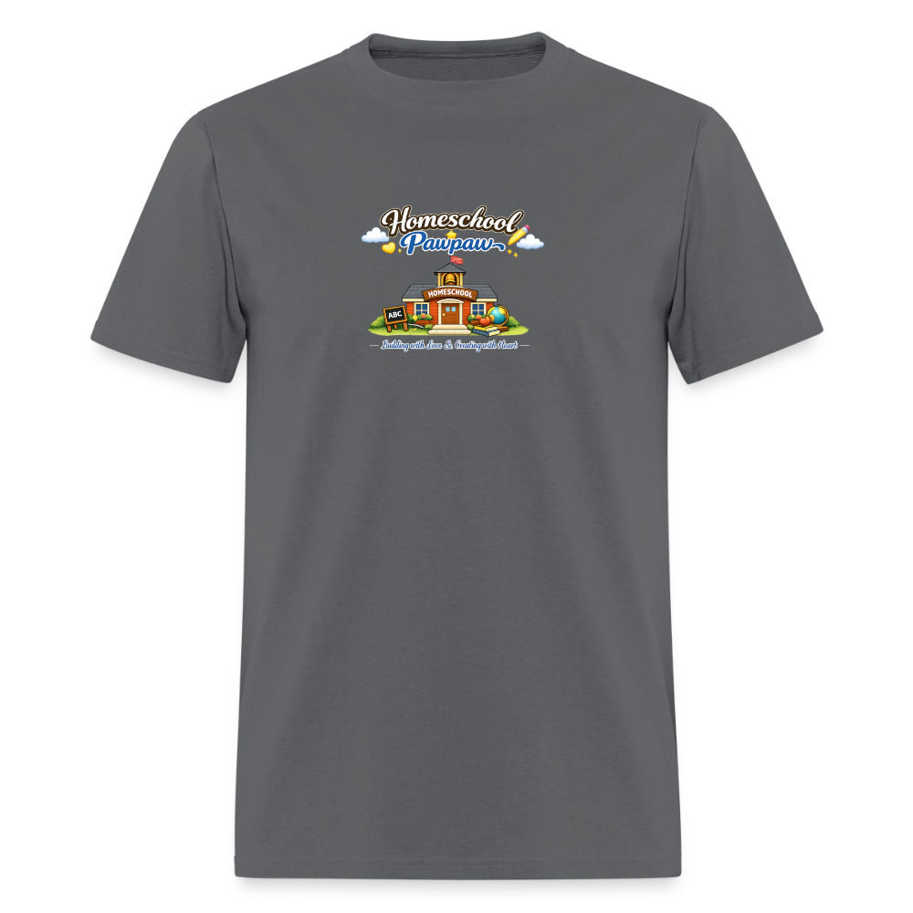 Homeschool Pawpaw | Men's T-Shirt | GILDAN 5000 - charcoal