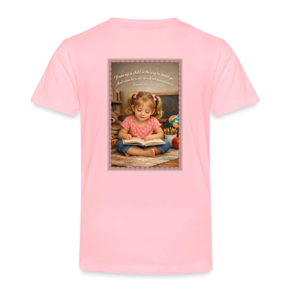 Homeschool Twin Girl — Kids' T-Shirt / Toddler Premium T-Shirt - pink
