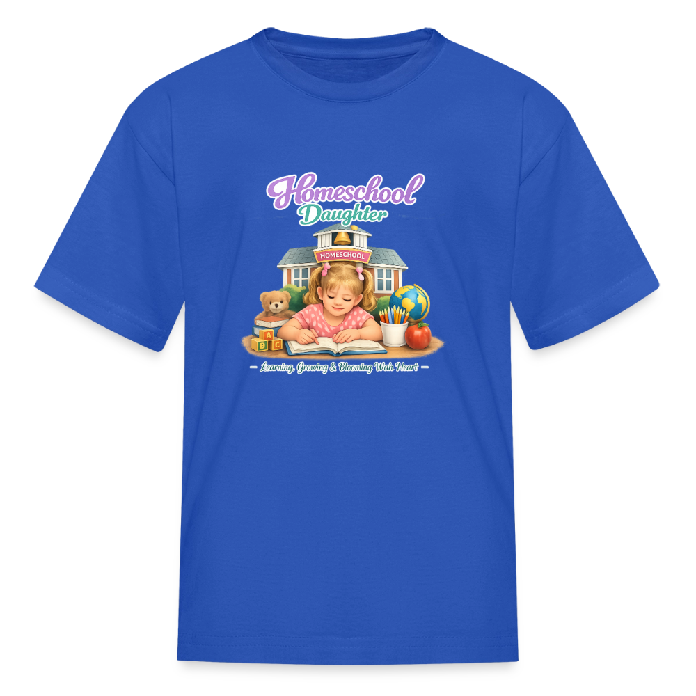 Homeschool Daughter | Girls' T-Shirt - royal blue