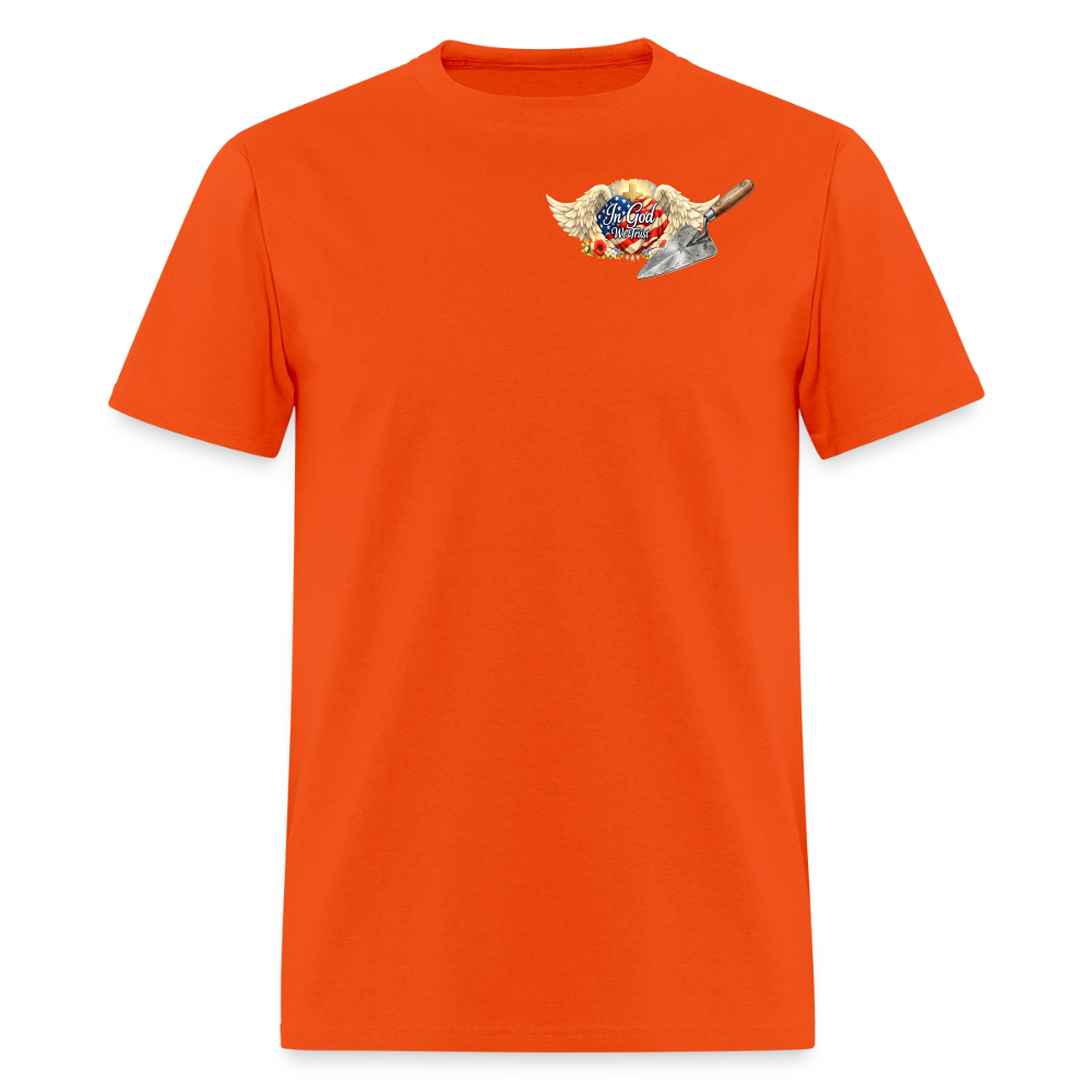 "Building the Future" | Masonry & Bricklayer Men's T-Shirt - orange