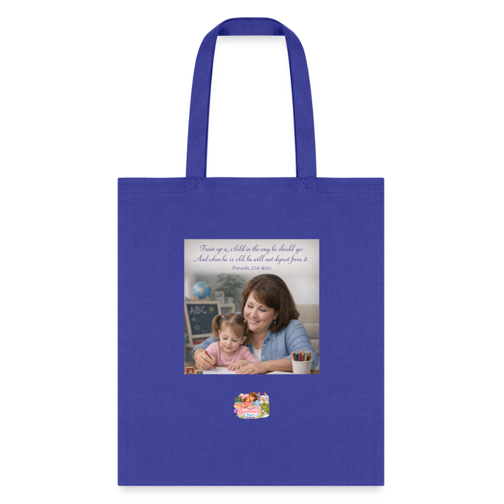 Homeschool Mawmaw |Tote Bag - royal blue