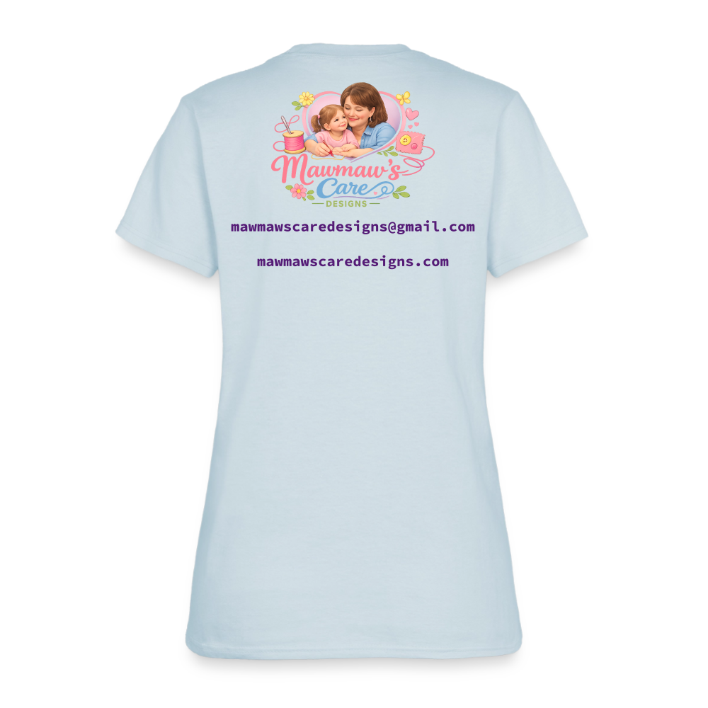 The Grave Could Not Hold Our Lord | Women's T-Shirt | 2nd Edition - light blue