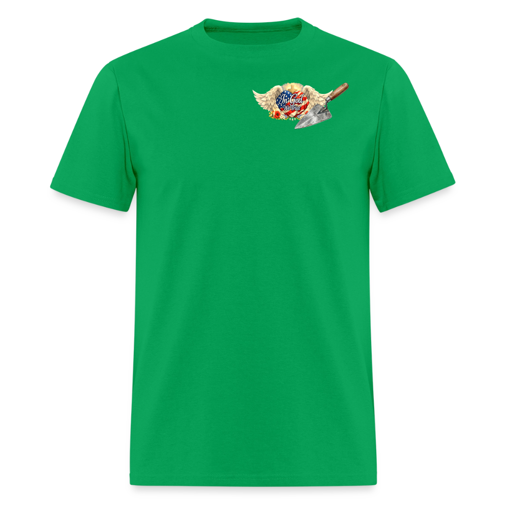"Building the Future" | Masonry & Bricklayer Men's T-Shirt - bright green