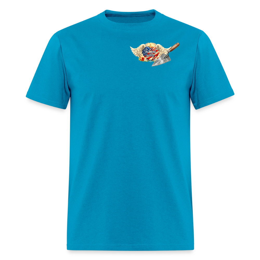 "Building the Future" | Masonry & Bricklayer Men's T-Shirt - turquoise