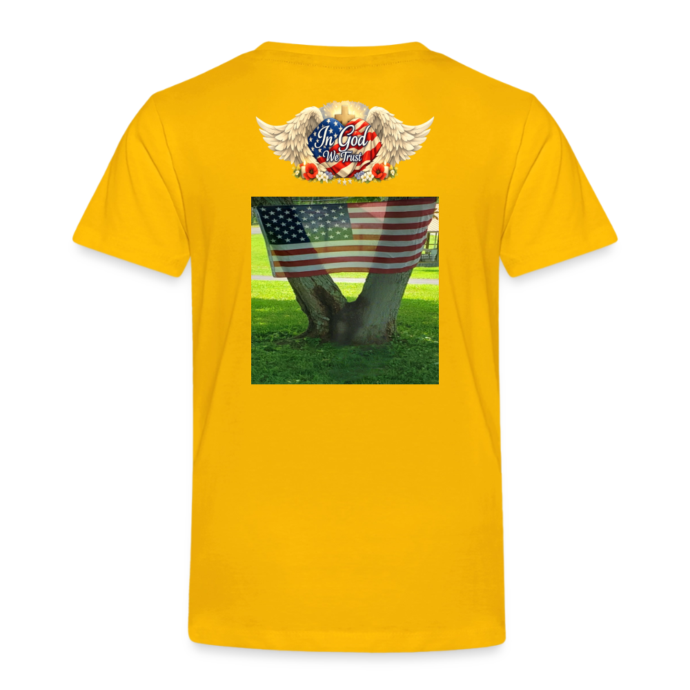 Memorial Day - " Your Sacrifice is Never Forgotten" | Toddler T-Shirt - Classic Edition - sun yellow