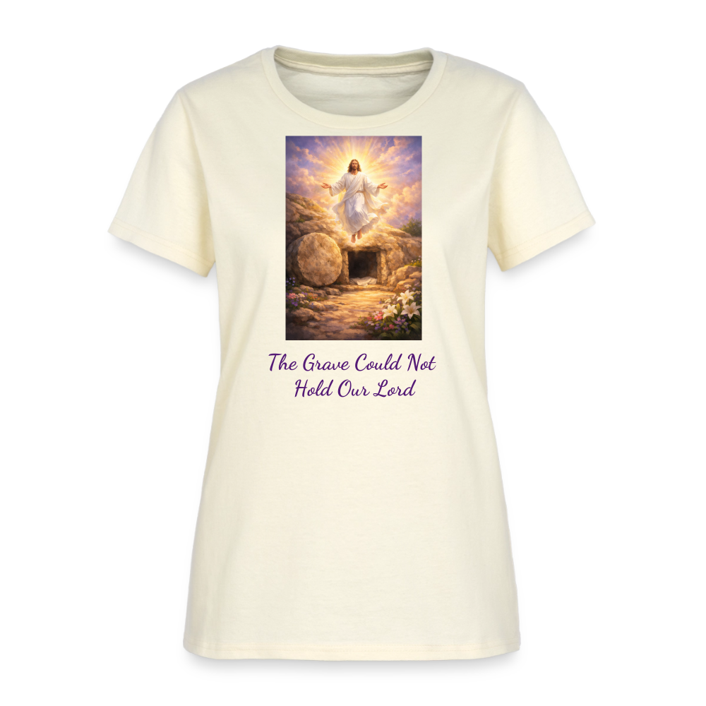 The Grave Could Not Hold Our Lord | Women's T-Shirt | 2nd Edition - off white