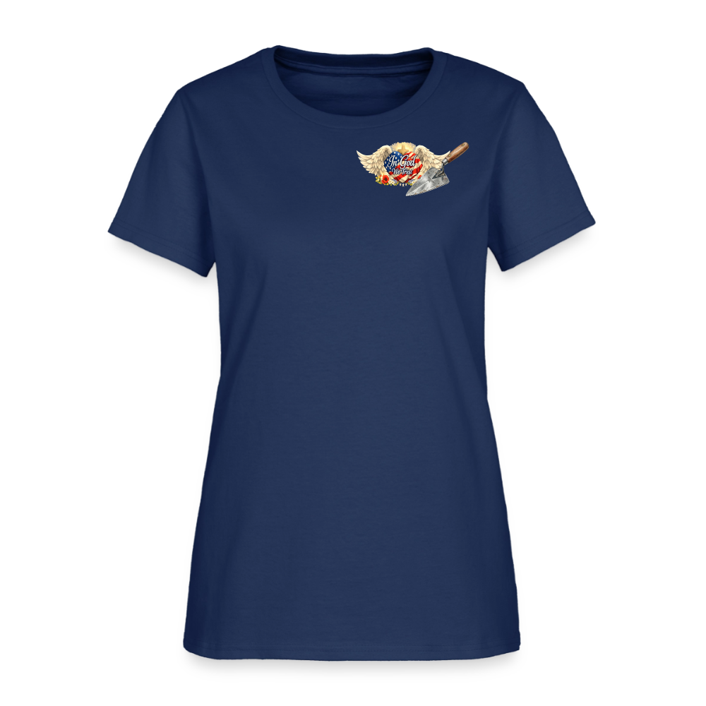 "Building the Future" | Masonry & Bricklayer Women's T-Shirt -  blue dusk