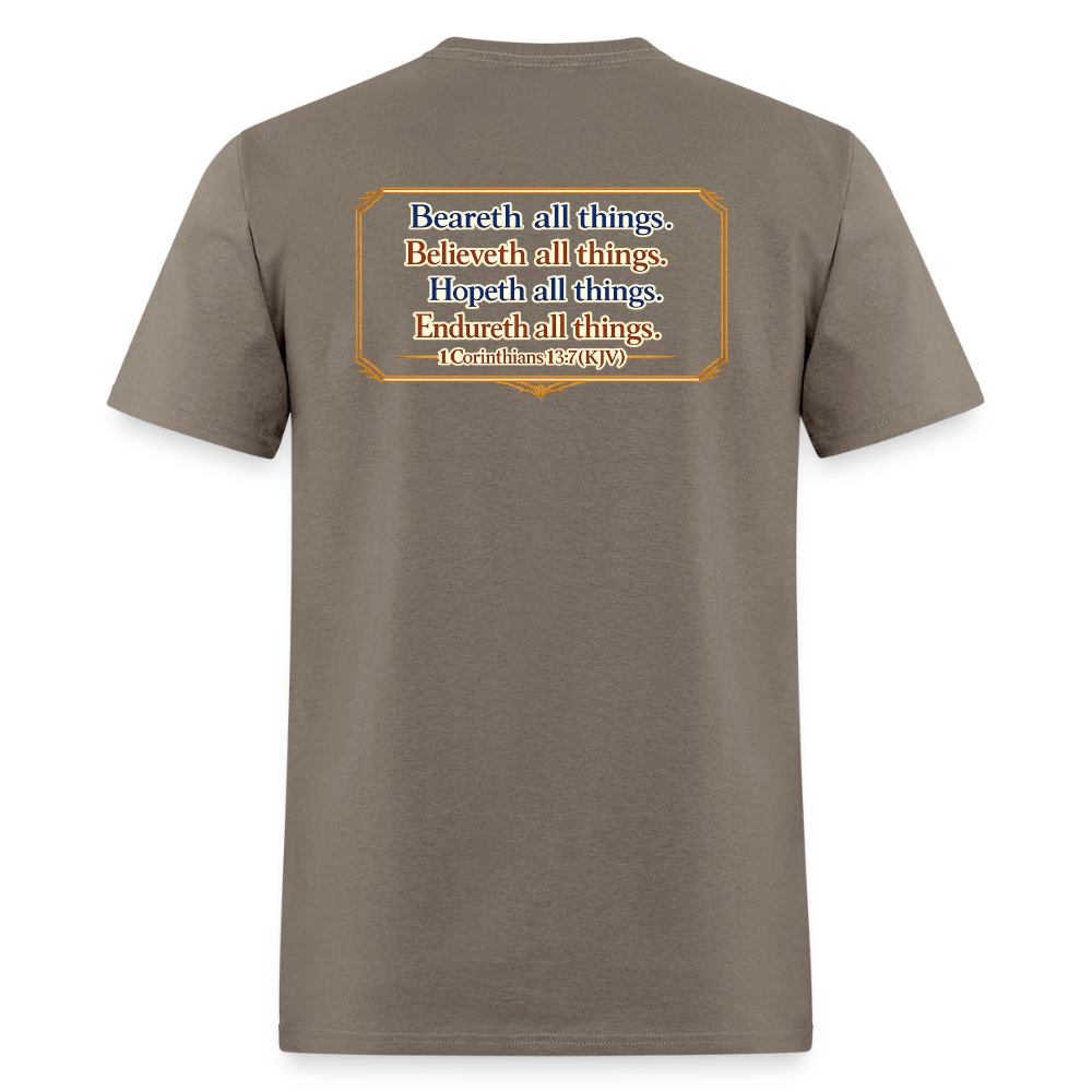 "Brotherhood of Friends" | Men's T-Shirt | GILDAN 5000 - safari