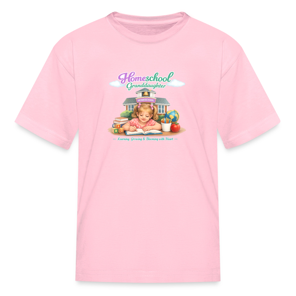 Homeschool Granddaughter | Girls' T-Shirt - pink