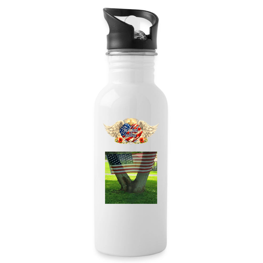 Memorial Day- Your Sacrifice is Not Forgotten |Water Bottle - white