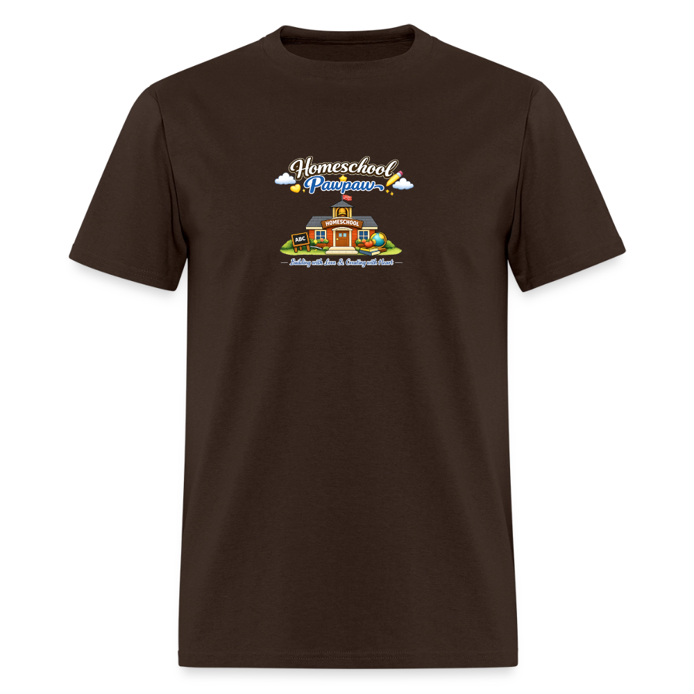 Homeschool Pawpaw | Men's T-Shirt | GILDAN 5000 - brown