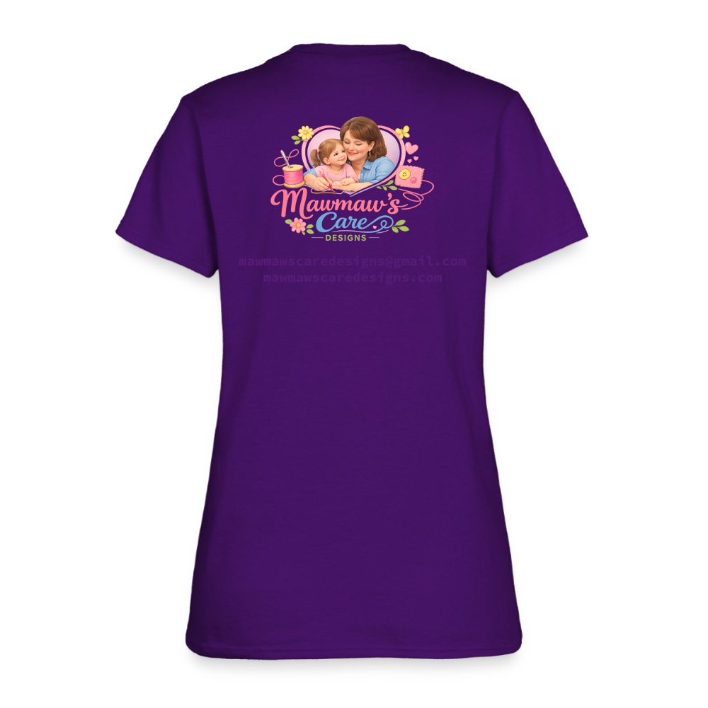 The Grave Could Not Hold Our Lord | Women's T-Shirt | 2nd Edition - purple