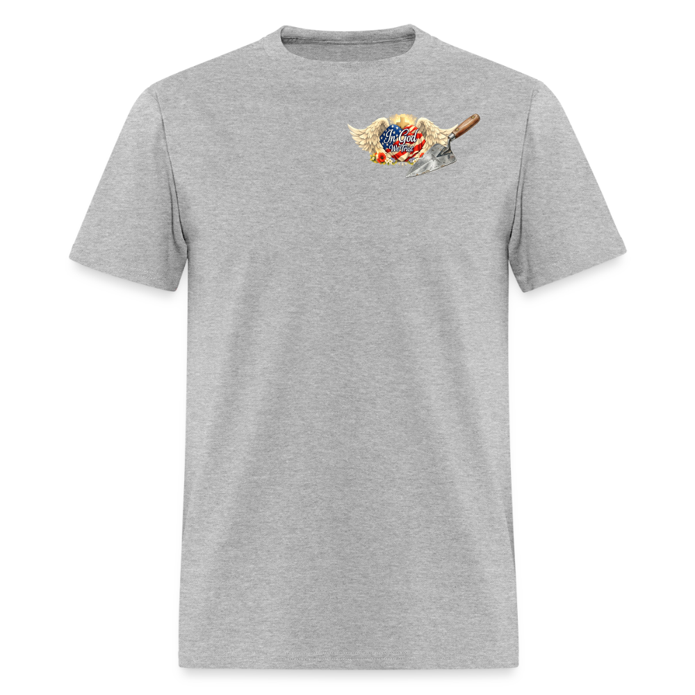"Building the Future" | Masonry & Bricklayer Men's T-Shirt - heather gray