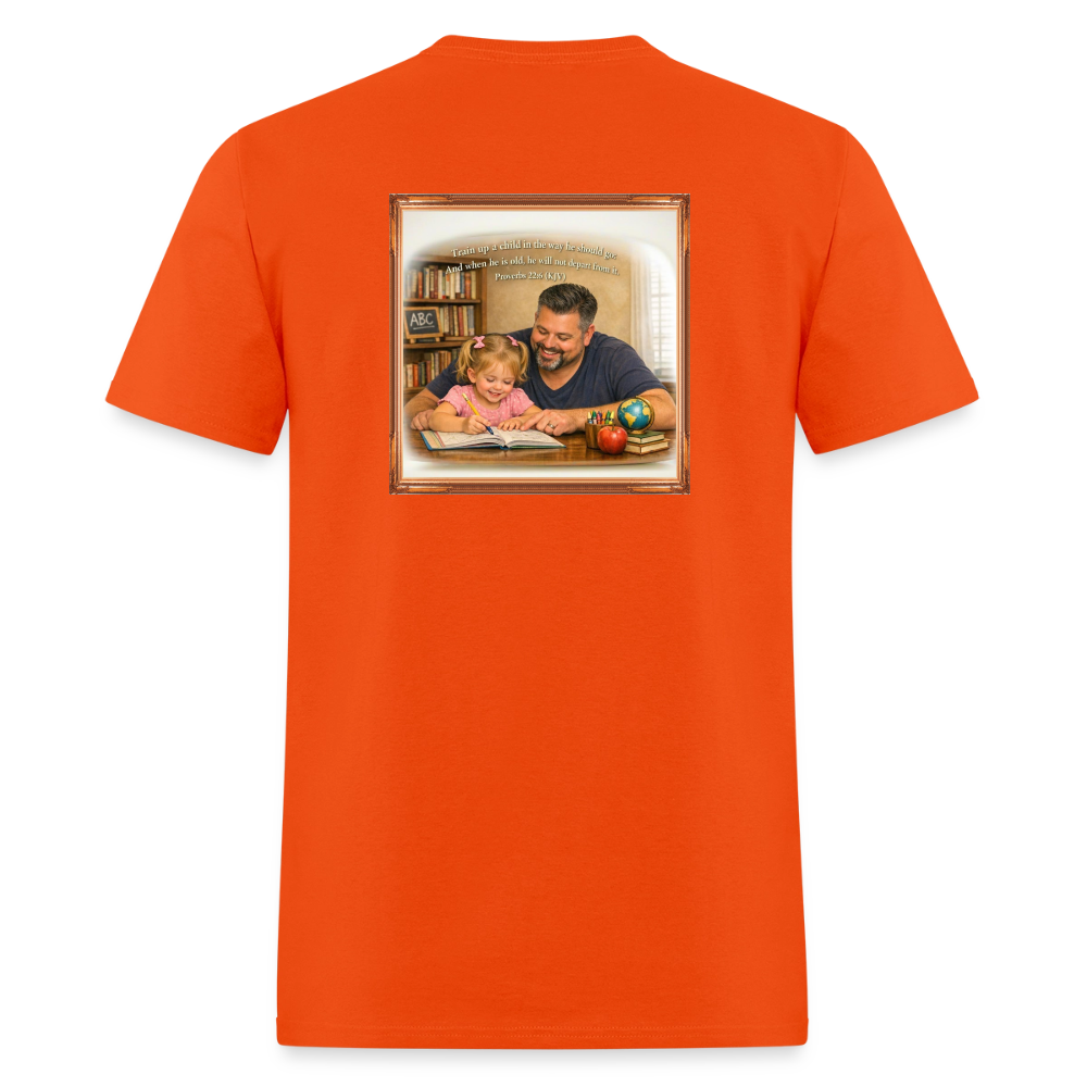 Homeschool Daddy | Men's T-Shirt GILDAN 5000 - orange
