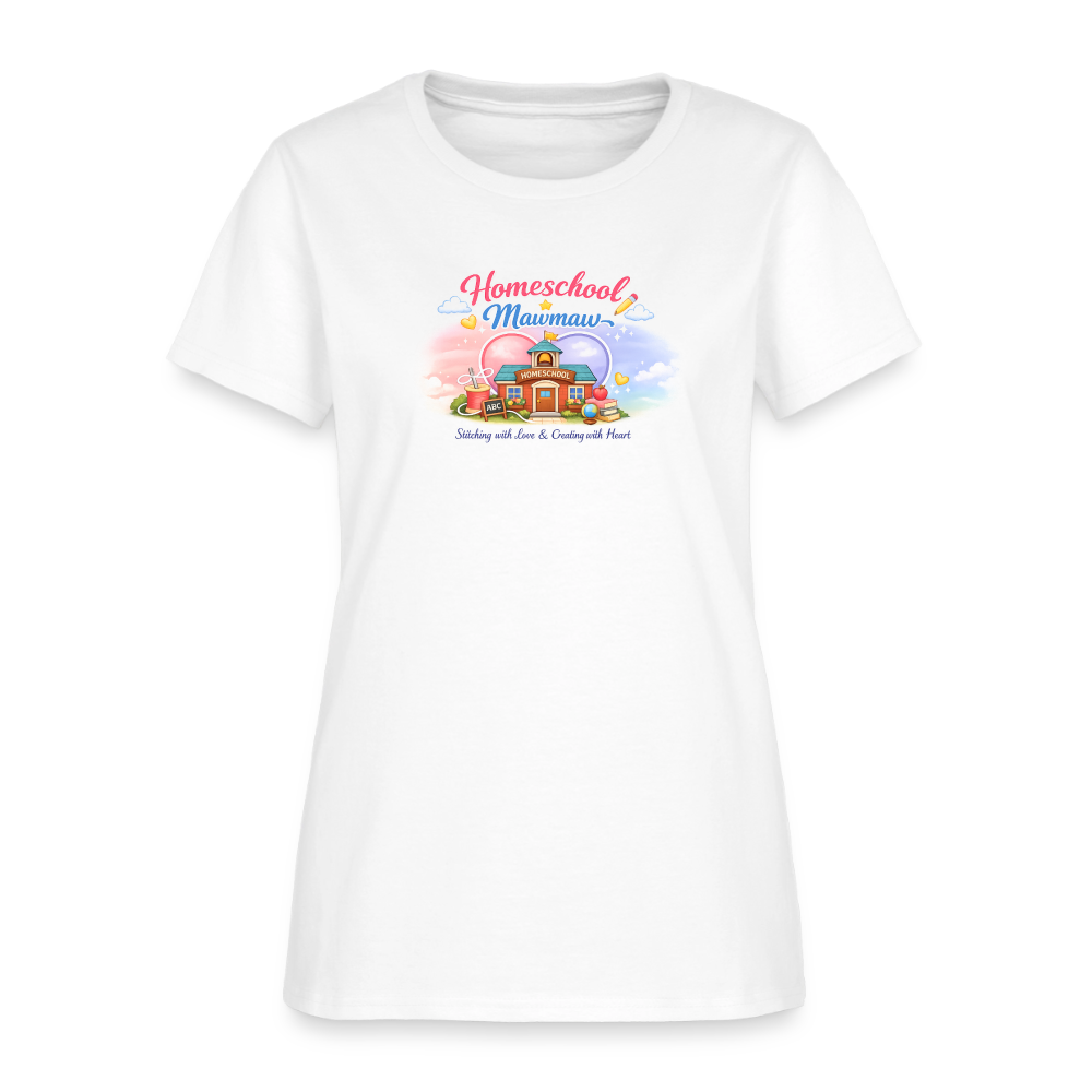 Homeschool Mawmaw | Women's T-Shirt - white