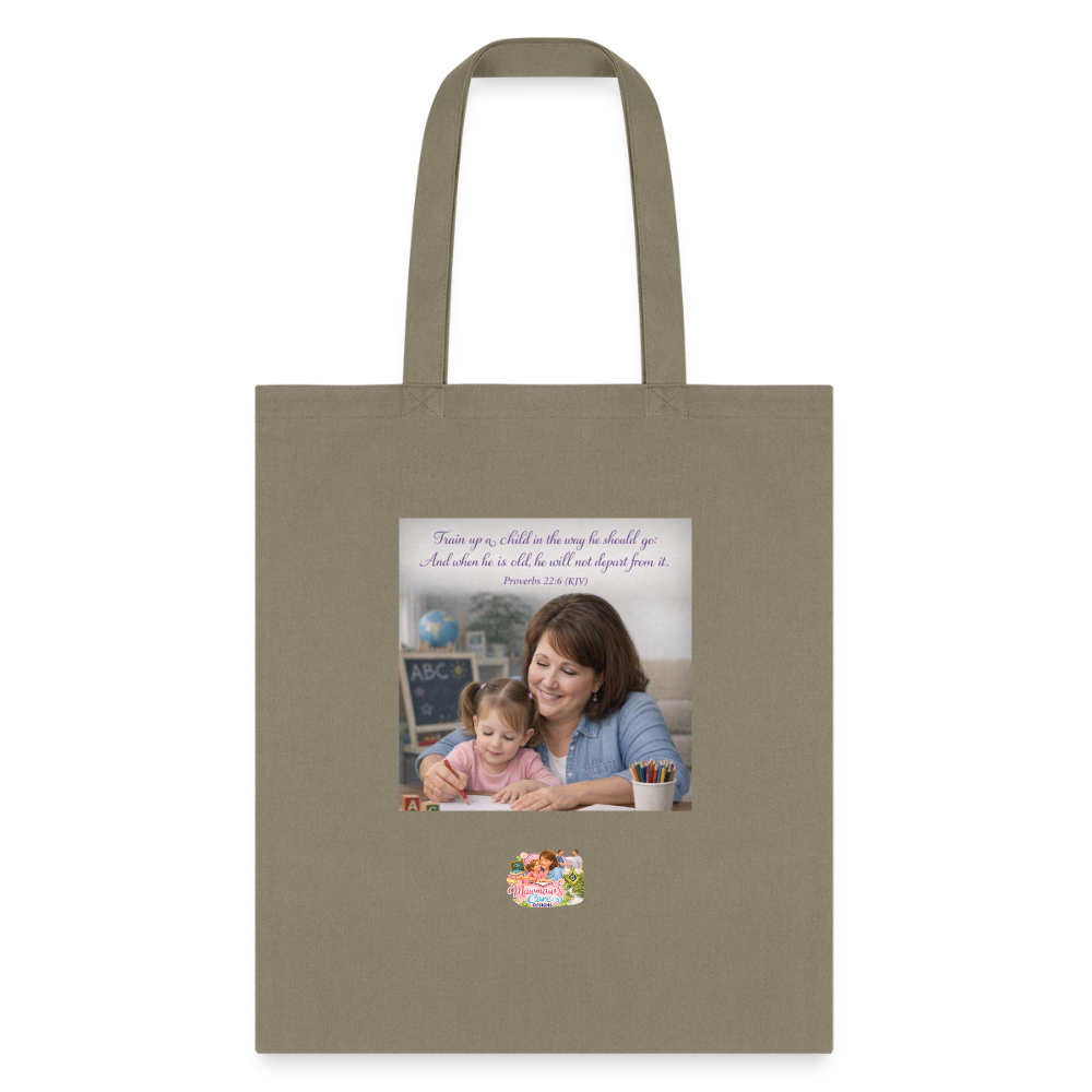 Homeschool Mawmaw |Tote Bag - khaki