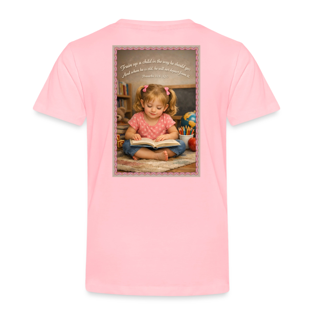 Homeschool Granddaughter | Girls' T-Shirt - pink