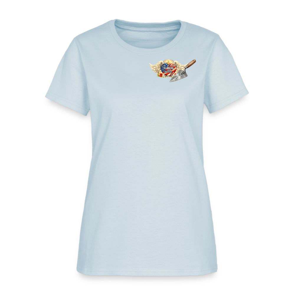 "Building the Future" | Masonry & Bricklayer Women's T-Shirt - light blue