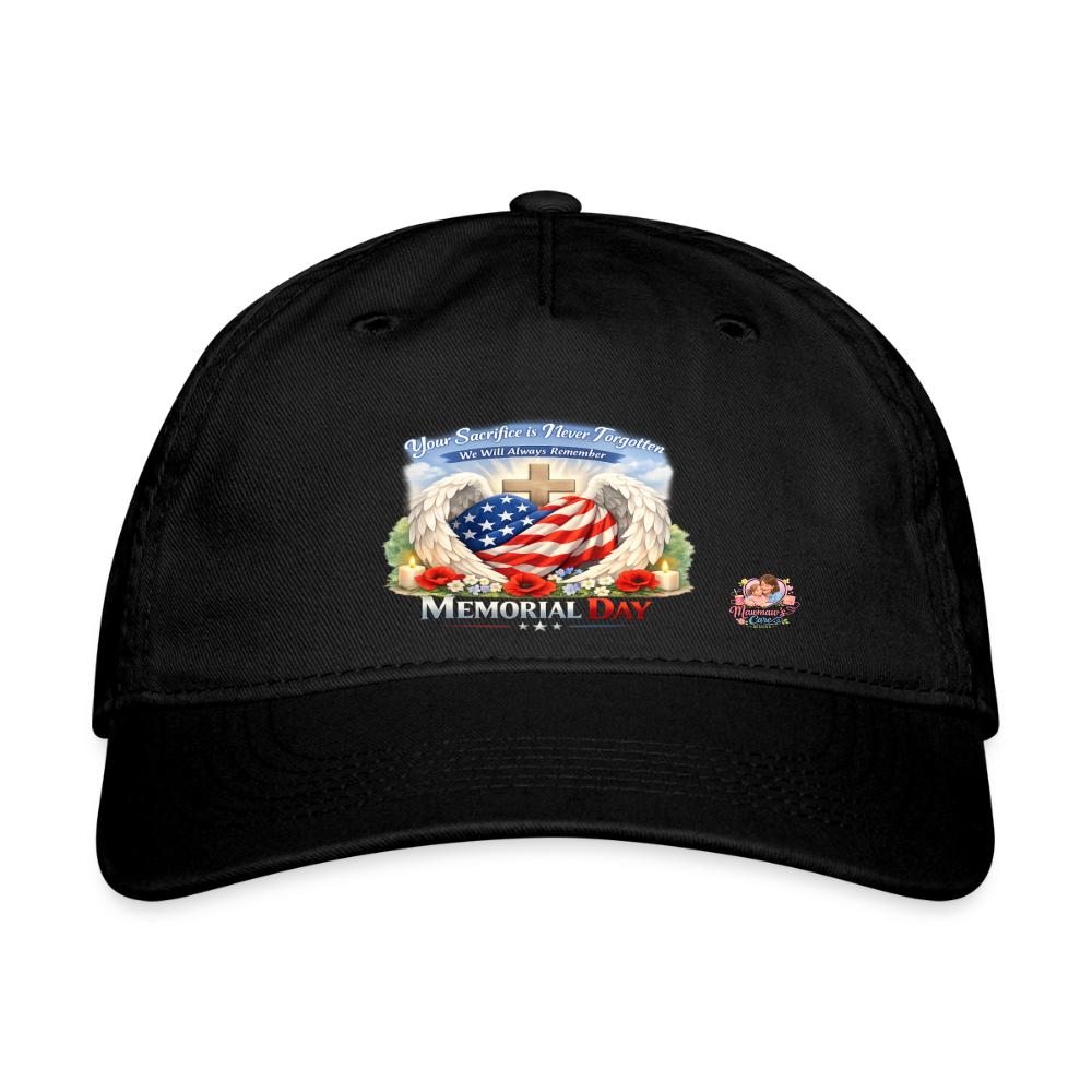 Memorial Day — Your Sacrifice is Never Forgotten Trucker Cap - black