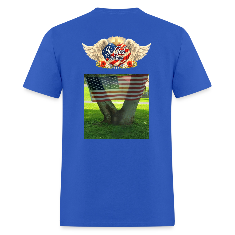Memorial Day — "Your Sacrifice is Never Forgotten" | Men's T-Shirt — Classic Edition - royal blue