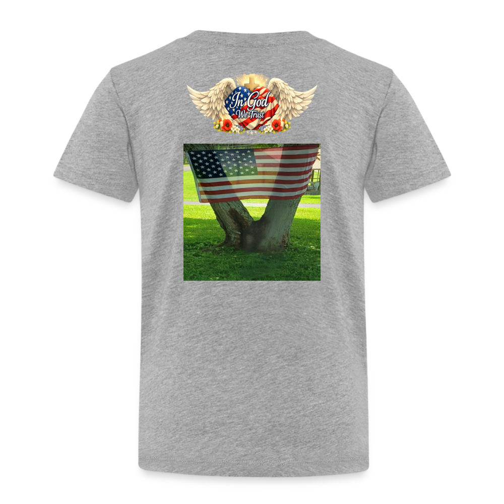 Memorial Day - " Your Sacrifice is Never Forgotten" | Toddler T-Shirt - Classic Edition - heather gray