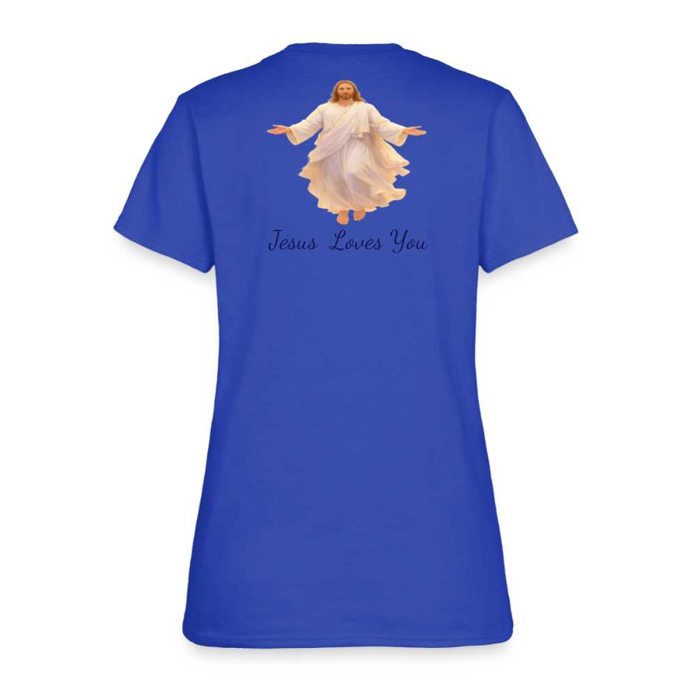 The Grave Could Not Hold Our Lord | Women's T-Shirt - royal blue
