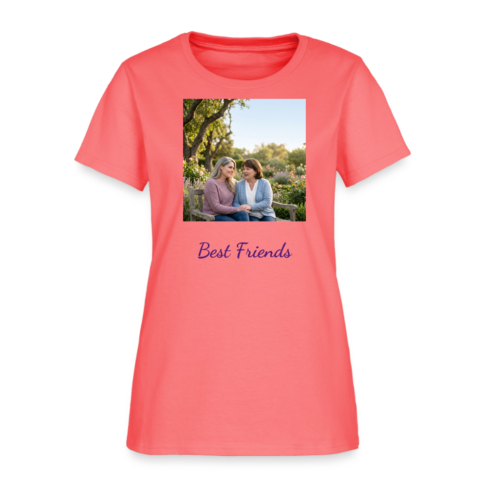 Best Friends | Women's T-Shirt - coral