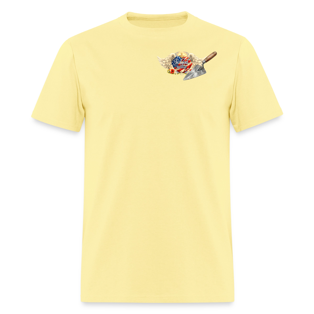"Building the Future" | Masonry & Bricklayer Men's T-Shirt - cornsilk