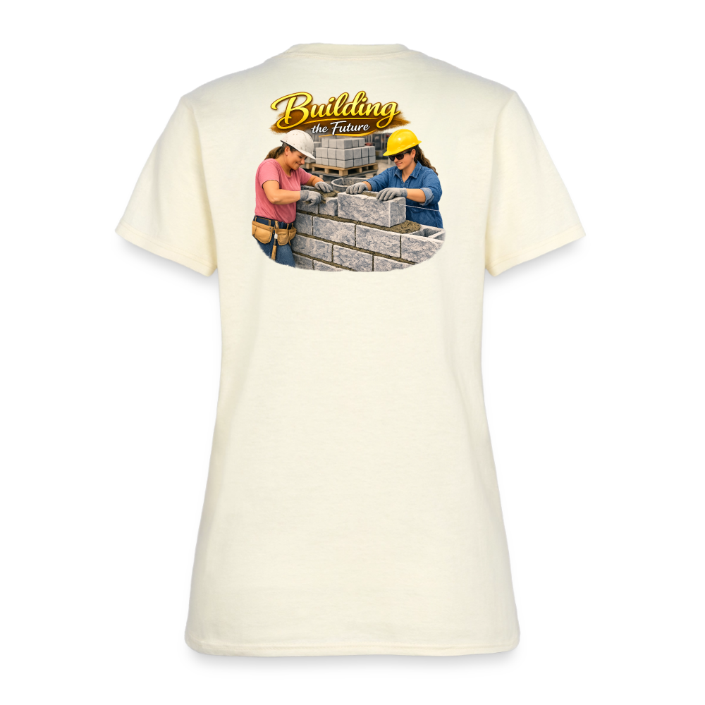 "Building the Future" | Masonry & Bricklayer Women's T-Shirt - off white