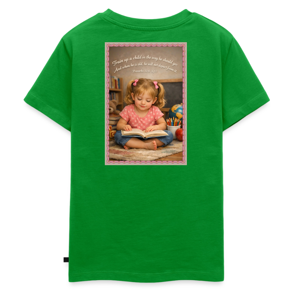 Homeschool Granddaughter | Girls' T-Shirt - green