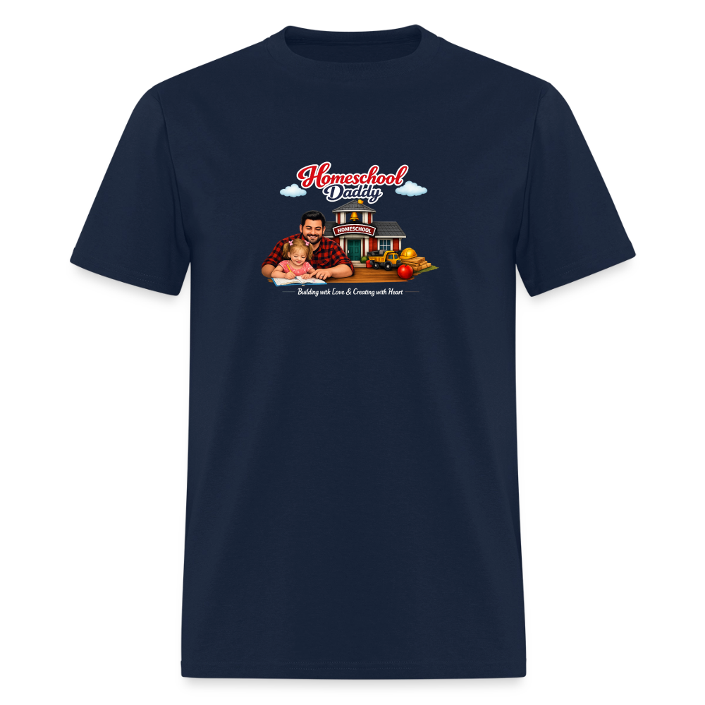 Homeschool Daddy | Men's T-Shirt GILDAN 5000 - navy