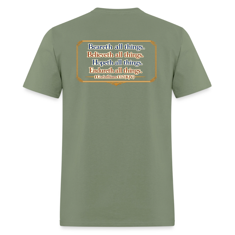 "Brotherhood of Friends" | Men's T-Shirt | GILDAN 5000 - military green