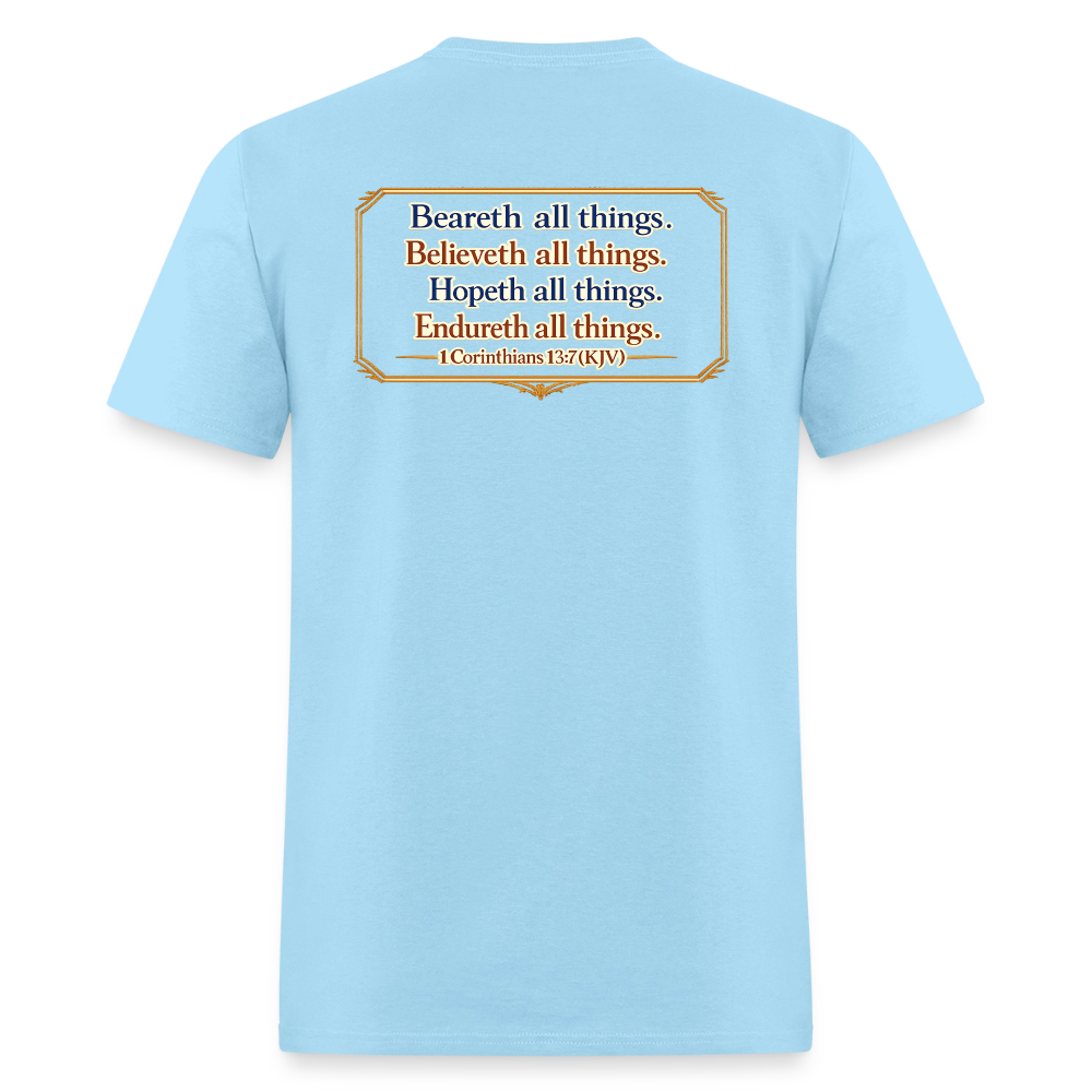 "Brotherhood of Friends" | Men's T-Shirt | GILDAN 5000 - powder blue