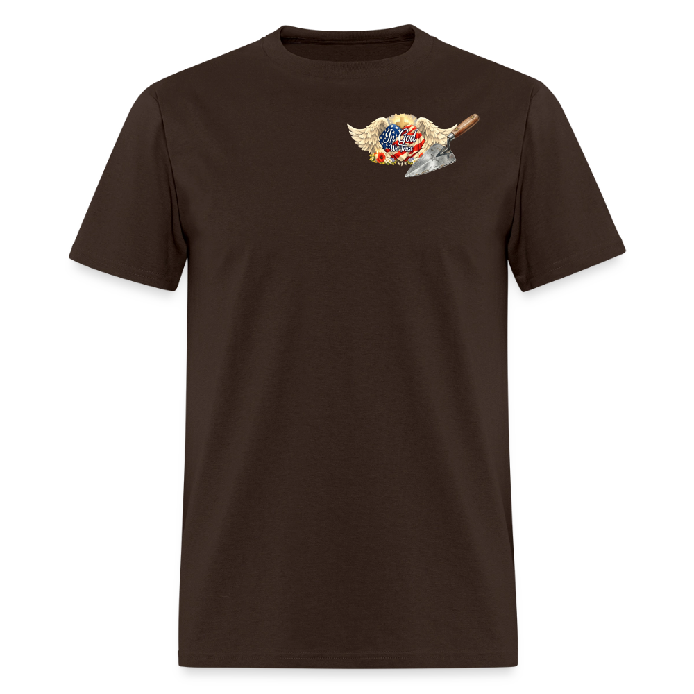 "Building the Future" | Masonry & Bricklayer Men's T-Shirt - brown