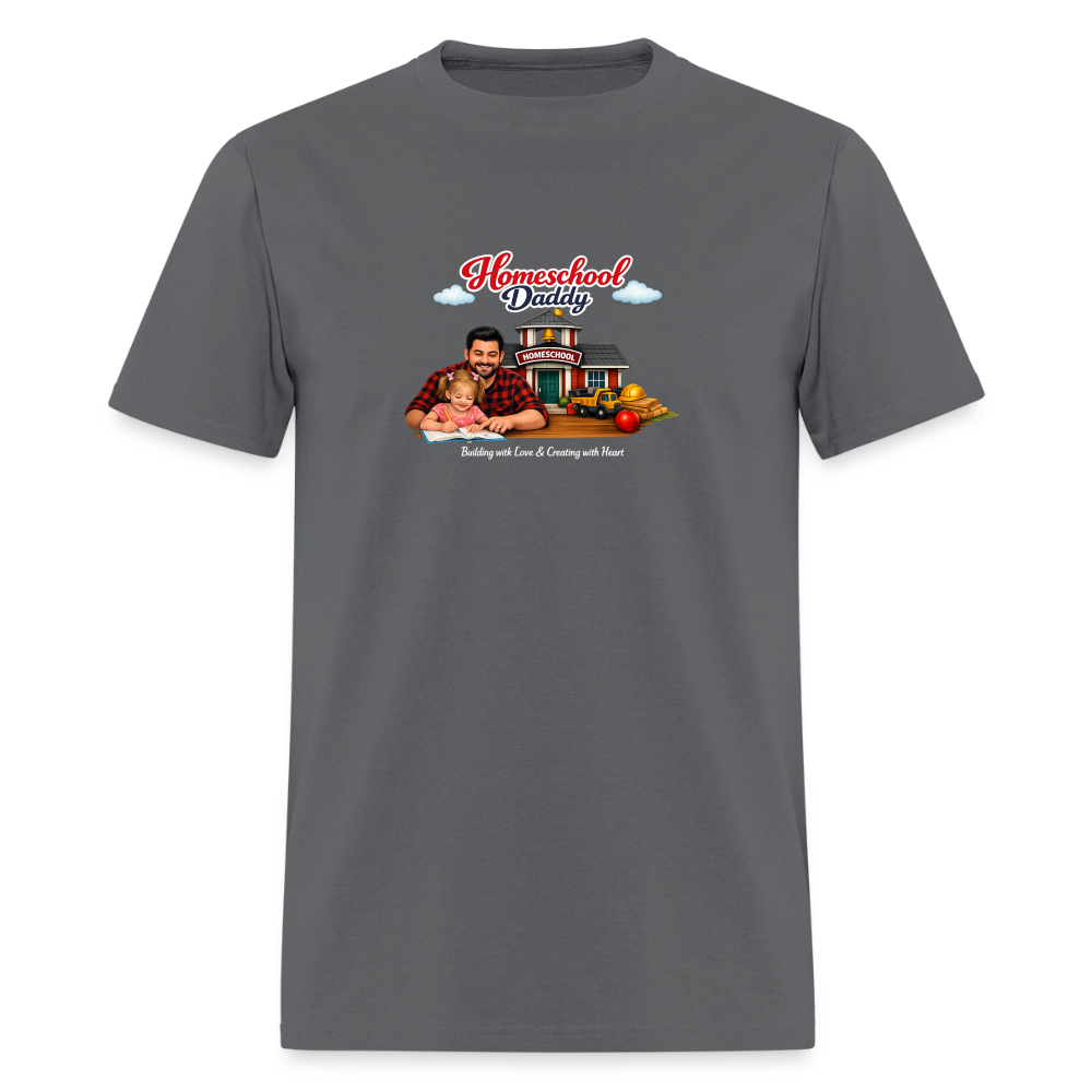 Homeschool Daddy | Men's T-Shirt GILDAN 5000 - charcoal