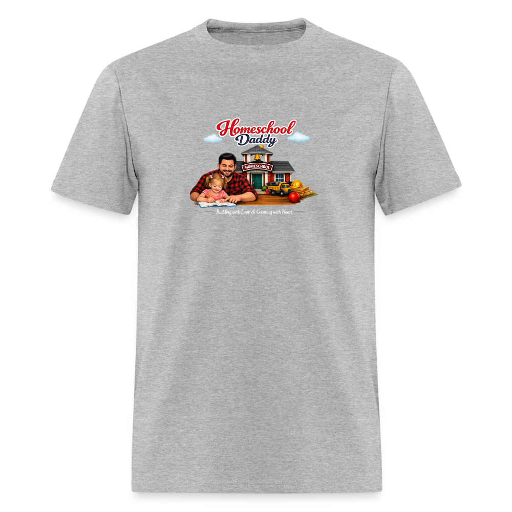 Homeschool Daddy | Men's T-Shirt GILDAN 5000 - heather gray