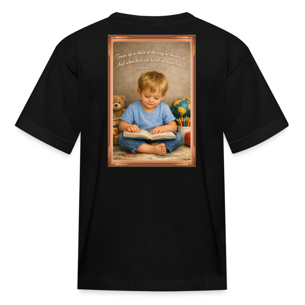 Homeschool Grandson | Boys' T-Shirt - black