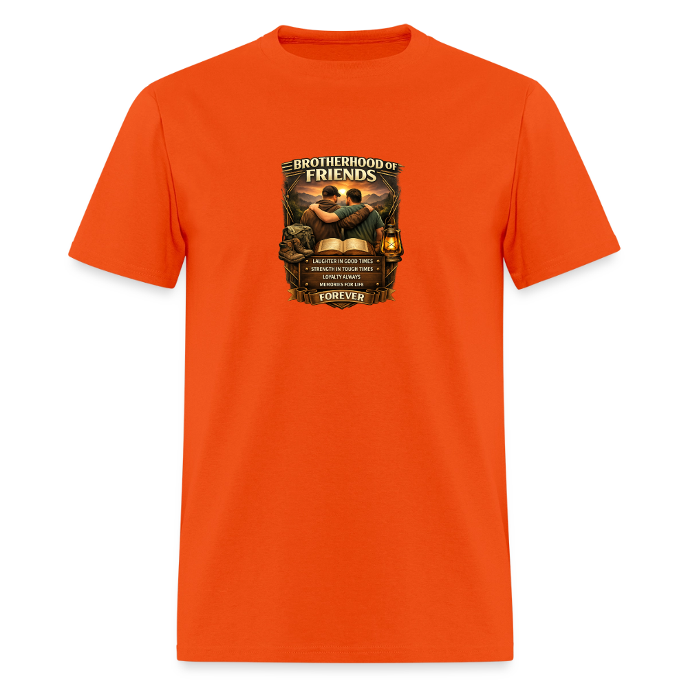 "Brotherhood of Friends" | Men's T-Shirt | GILDAN 5000 - orange