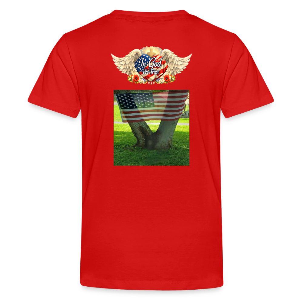 Memorial Day — "Your Sacrifice is Never Forgotten" | Kids' T-Shirt — Classic Edition - red