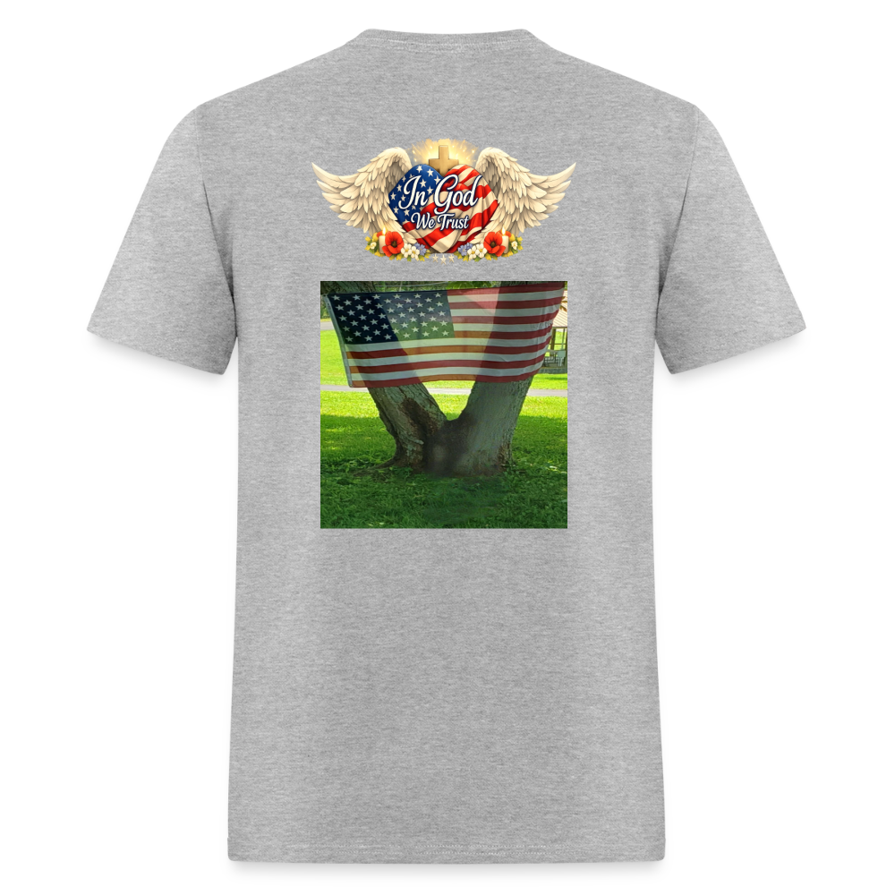 Memorial Day — "Your Sacrifice is Never Forgotten" | Men's T-Shirt — Classic Edition - heather gray