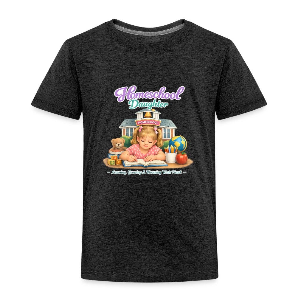 Homeschool Daughter | Girls' T-Shirt - charcoal grey